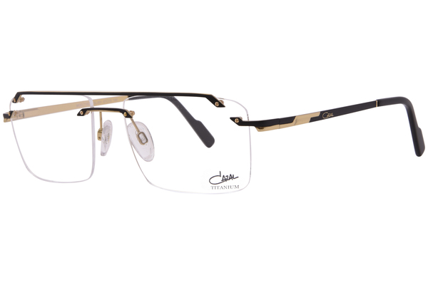  Cazal 7100 Eyeglasses Men's Semi Rim Rectangle Shape 