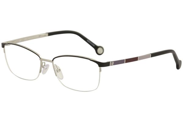  CH Carolina Herrera Women's Eyeglasses VHE077K VHE/077K Half Rim Optical Frame 