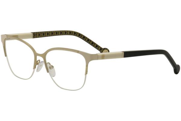  CH Carolina Herrera Women's Eyeglasses VHE091K VHE/091K Half Rim Optical Frame 