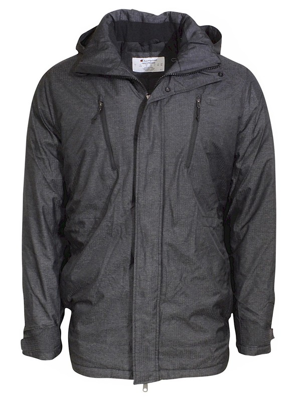  Champion Men's Technical Herringbone Coaches Removable Hood Jacket 