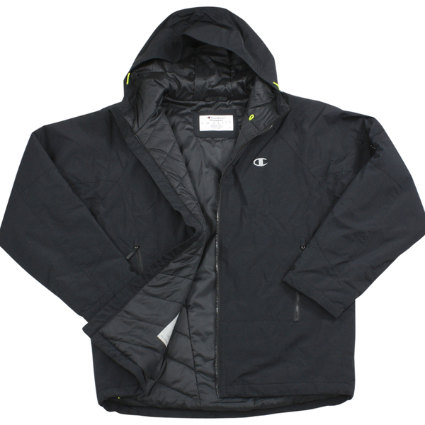  Champion Men's Technical Ripstop Ski Puffer Hooded Jacket 