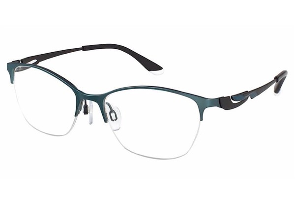  Charmant Perfect Comfort Eyeglasses TI/10606 Titanium Half Rim Optical Frame 