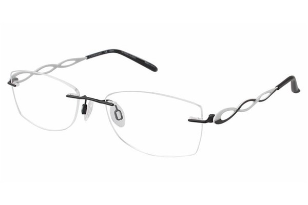  Charmant Women's Eyeglasses TI10967 TI/10967 Rimless Optical Frame 