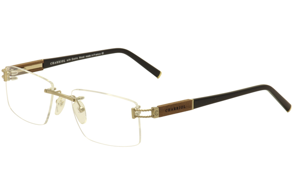  Charriol Men's Eyeglasses PC 7452A 7452/A Rimless Optical Frame 