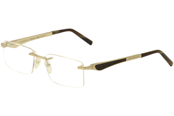  Charriol Men's Eyeglasses PC 7465A 7465/A Rimless Optical Frame 