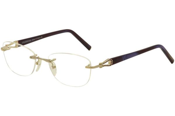  Charriol Women's Eyeglasses PC7463A PC/7463/A Rimless Optical Frame 