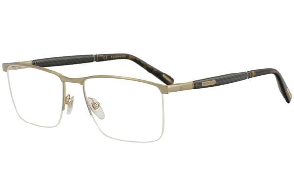  Chopard Men's Eyeglasses VCHC38 VCHC/38 Half Rim Optical Frame 