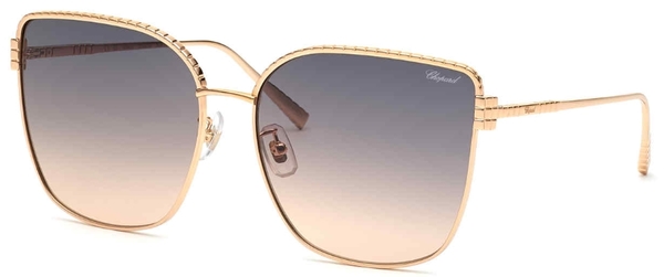  Chopard SCHG67M Sunglasses Women's Square Shape 