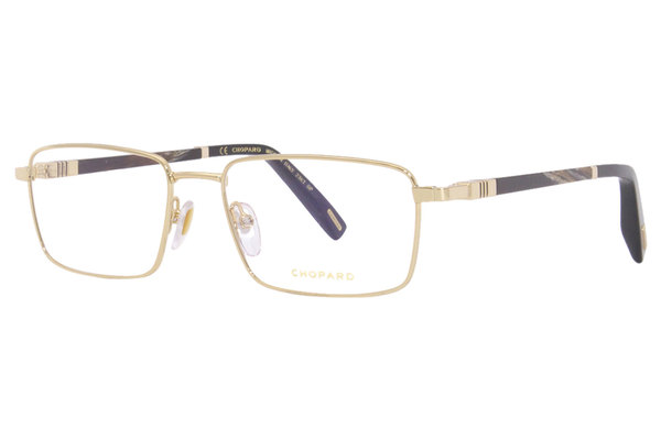  Chopard VCHF28 Eyeglasses Men's Full Rim Rectangular Optical Frame 