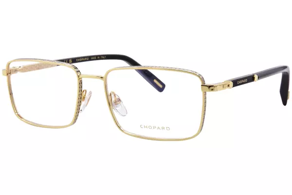  Chopard VCHL48 Eyeglasses Men's Full Rim Square Shape 