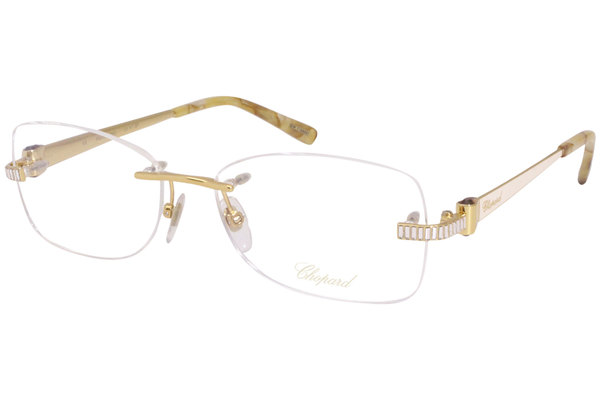  Chopard Women's Eyeglasses VCH960S VCH/960/S Rimless Optical Frame 