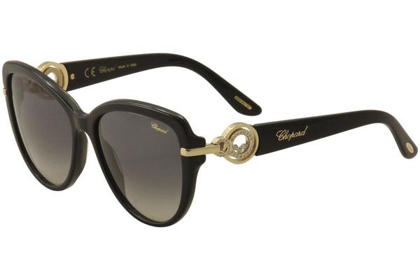  Chopard Women's SCH205S Fashion Cat Eye Sunglasses 