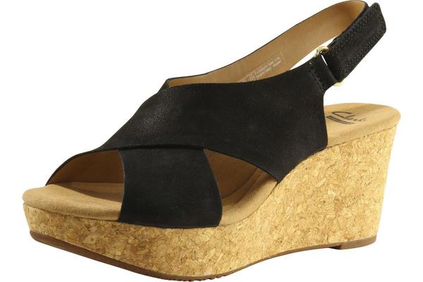  Clarks Women's Annadel Eirwyn Cork Wedge Sandals Shoes 