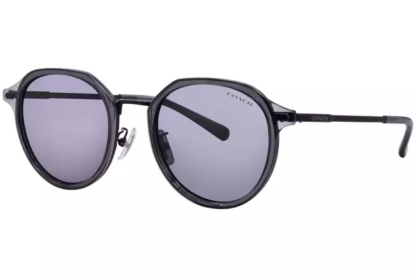  Coach CBZ97 HC7183 Sunglasses Men's Round Shape 