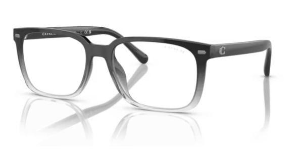  Coach CK470 HC8357U Eyeglasses Men's Rectangle Shape w/Clip-On 