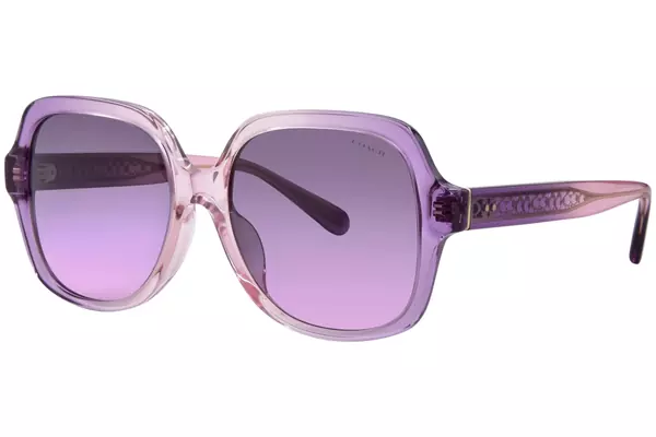  Coach CR614 HC8395U Sunglasses Women's Square Shape 