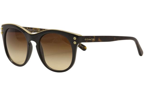  Coach Women's HC8190 HC/8190 Signature Round Sunglasses 