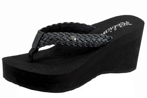  Cobian Women's Zoe Flip-Flops Wedge Sandals 