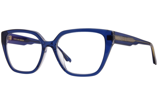  Coco and Breezy Moral Eyeglasses Full Rim Rectangle Shape 