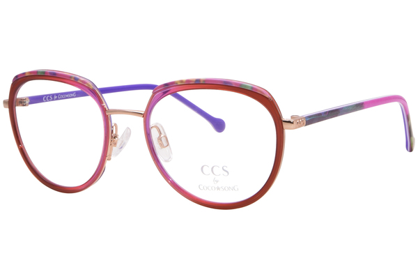  Coco Song CCS168 Eyeglasses Women's Full Rim Oval Shape 