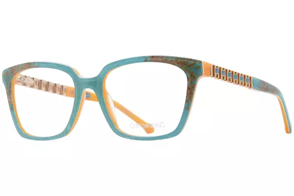  Coco Song Mongolian-Nomad CV307 Eyeglasses Women's Full Rim Square Shape 