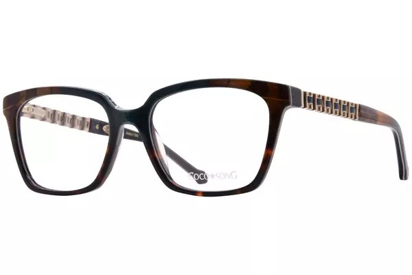  Coco Song Mongolian-Nomad CV307 Eyeglasses Women's Full Rim Square Shape 