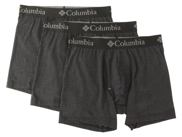  Columbia Men's 3-Pairs Stretch Boxer Briefs Underwear 