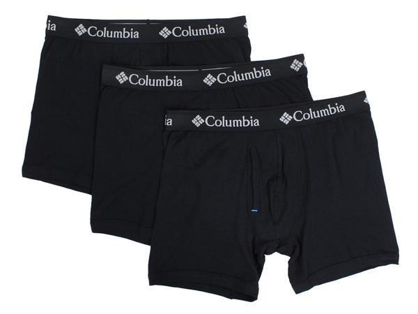  Columbia Men's 3-Pc Stretch Boxer Briefs Underwear 