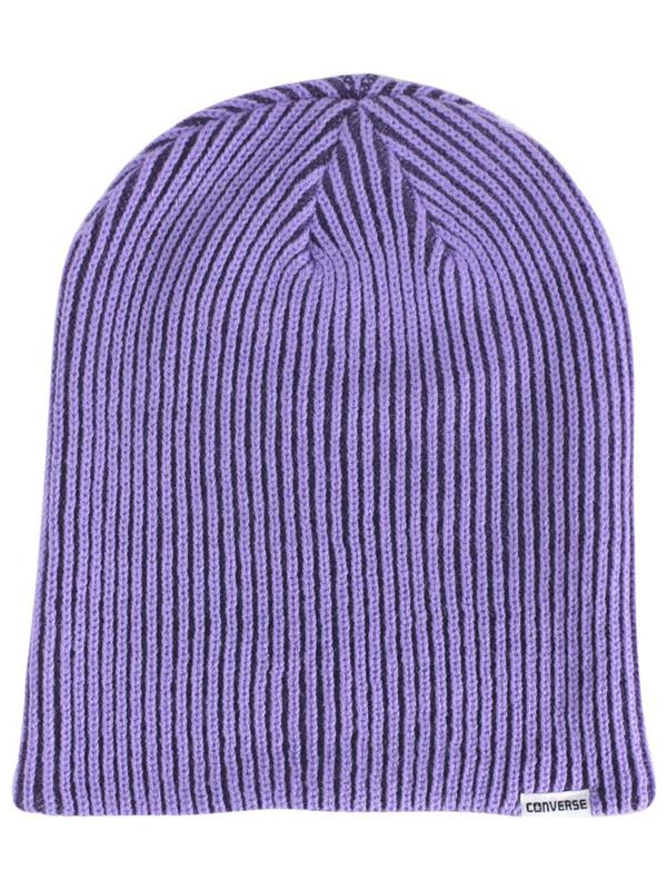  Converse Men's Contrast Rib Knit 2-In-1 Watch Cap Beanie Hat 