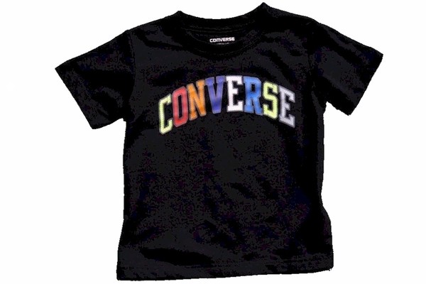  Converse Youth Boy's Colorful Logo Short Sleeve T-Shirt 