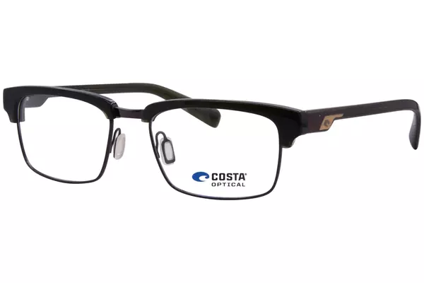  Costa Del Mar FRF200 06S8002 Eyeglasses Full Rim Rectangle Shape 