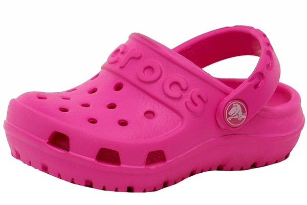  Crocs Girl's Hilo Roomy Fit Clogs Sandals Shoes 