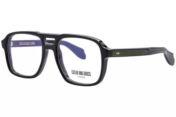  Cutler and Gross CGOP1394 Eyeglasses Men's Full Rim Pilot 