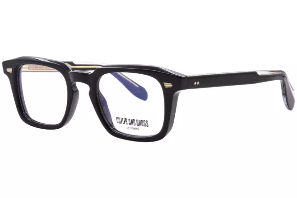  Cutler and Gross CGOP1416 Eyeglasses Men's Full Rim Rectangle Shape 