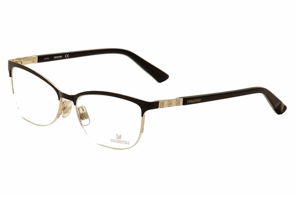  Daniel Swarovski Women's Eyeglasses Good SW5169 SW/5169 Half Rim Optical Frame 