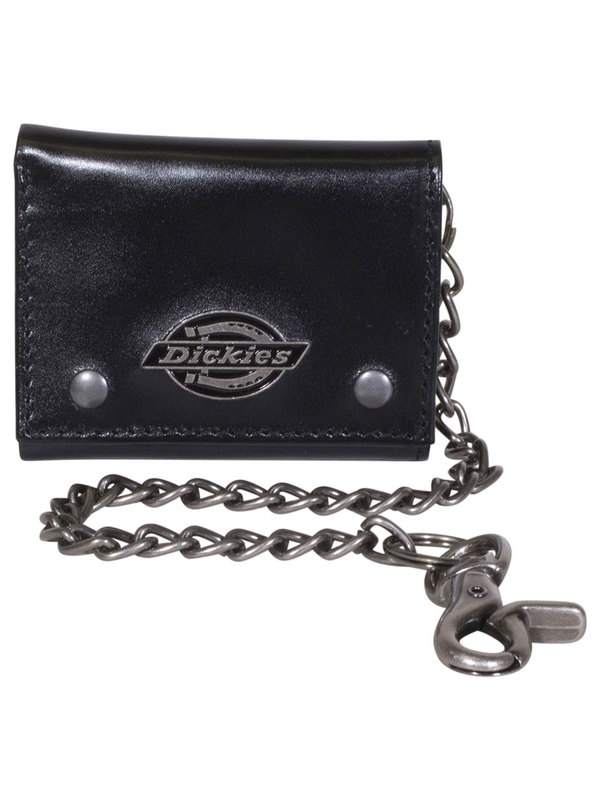  Dickies Men's ID Window Trifold Chain Wallet 