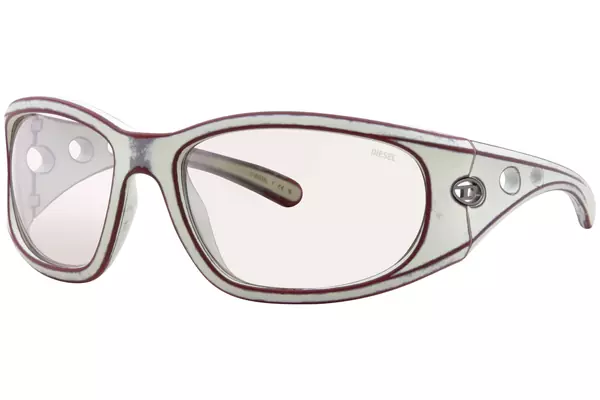  Diesel DL3012U Sunglasses Rectangle Shape 