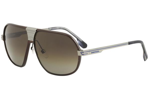  Diesel Men's DL0067 DL/0067 Retro Pilot Sunglasses 