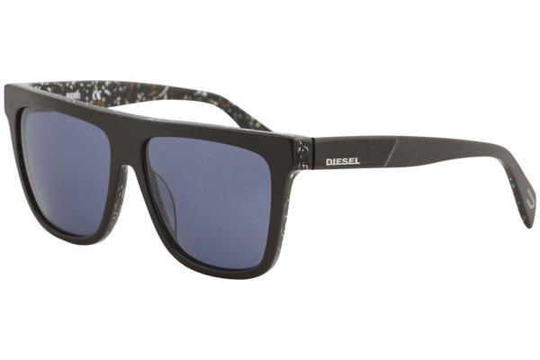  Diesel Men's DL0080 DL/0080 Retro Square Sunglasses 