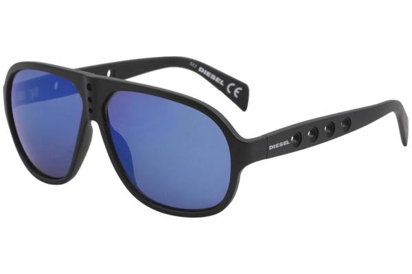  Diesel Men's DL0097 DL/0097 Retro Pilot Sunglasses 