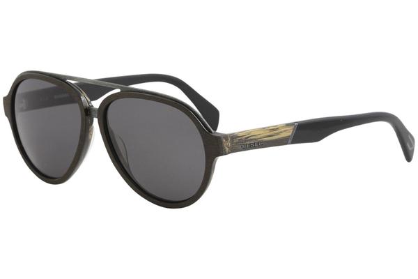  Diesel Men's DL0159 DL/0159 Retro Pilot Sunglasses 