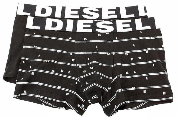  Diesel Men's Seasonal Edition Damien 2-Pc Boxer Trunk Underwear 
