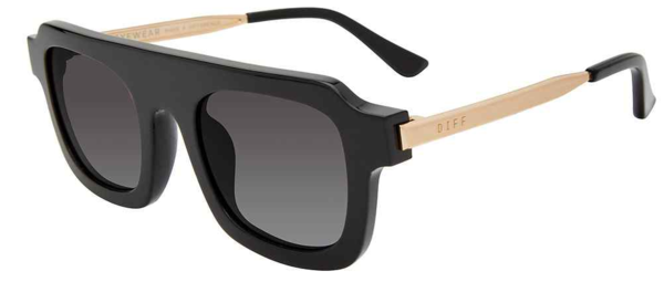  Diff SDFALDE Sunglasses Women's Square Shape 
