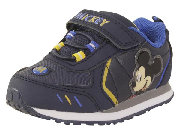  Disney Toddler/Little Boy's Mickey Mouse Light Up Toe Sneakers Shoes 