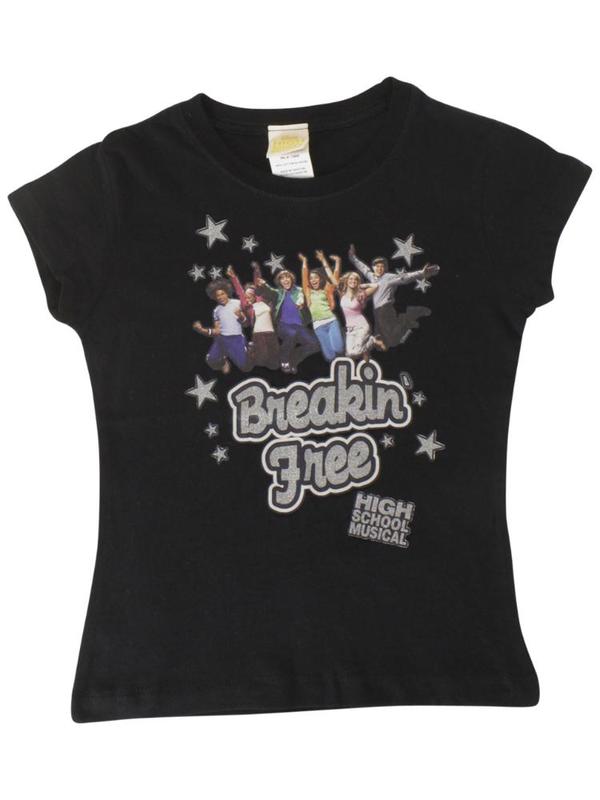  Disney's High School Musical Girl's Breakin' Free Short Sleeve T-Shirt 