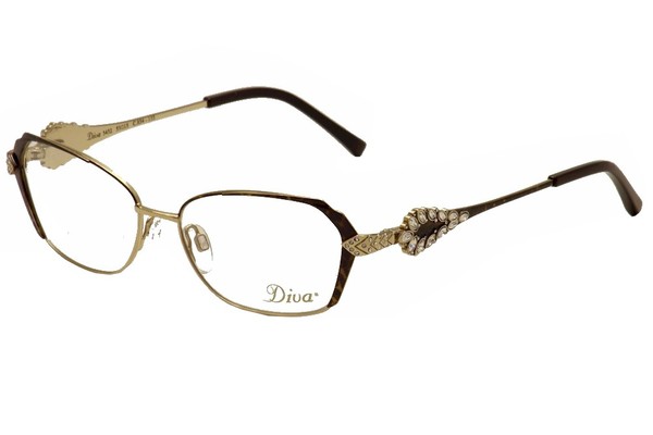  Diva Women's Eyeglasses 5432 Full Rim Optical Frame 