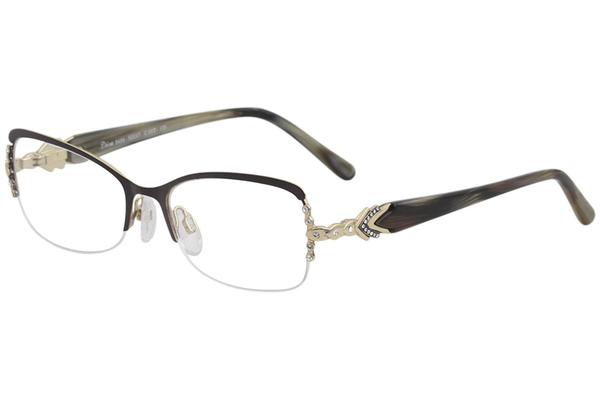  Diva Women's Eyeglasses 5450 Half Rim Optical Frame 