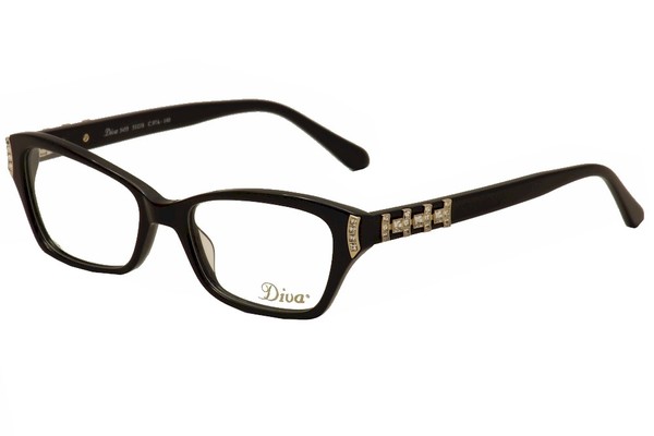  Diva Women's Eyeglasses 5455 Full Rim Optical Frame 