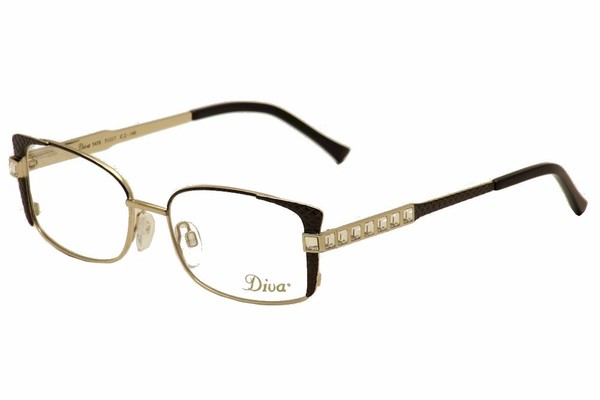  Diva Women's Eyeglasses 5458 Full Rim Optical Frame 
