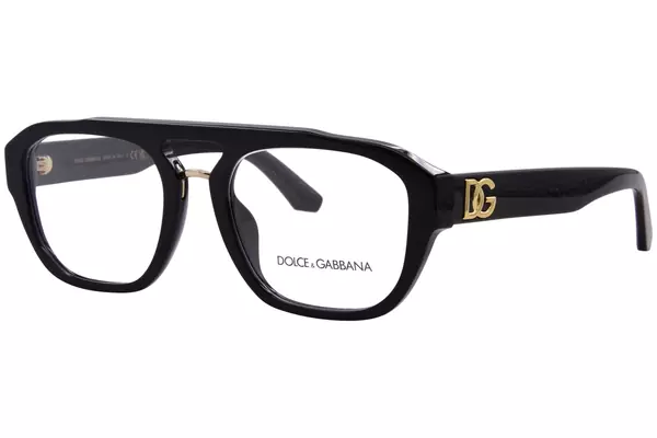  Dolce & Gabbana DG3415 Eyeglasses Men's Full Rim Pilot 